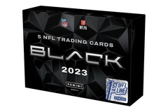 2023 Panini BLACK NFL Football Hobby Box FOTL (First Off The Line)